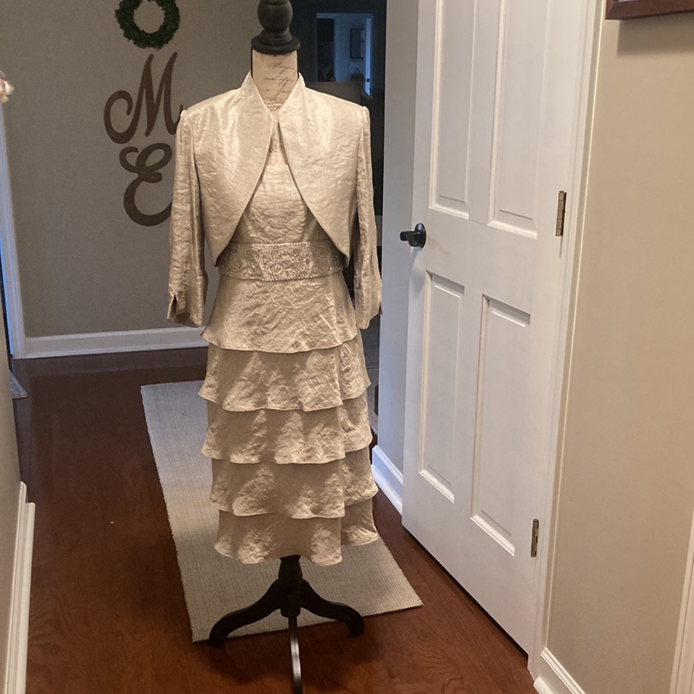 Cocktail Dress with bolero jacket. size 8